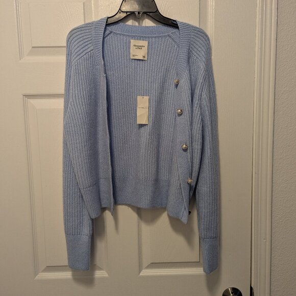 Abercrombie& Fitch Cardigan with Pearl Buttons - Picture 1 of 7